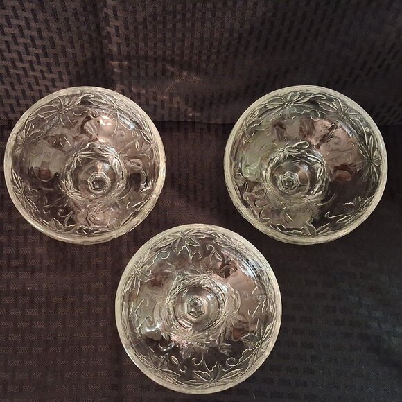3 ea Princess House Fantasia Margarita Glasses - Picture 4 of 10